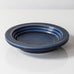 Kåge Verkstad stoneware dishwith dark blue haresfur glaze J1721