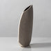 Val Barry, own studio, UK, unique stoneware flattened vase G9283