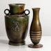 Two "ORI" vases in light bronze by GAB, Sweden