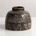 Carl Harry Stålhane for Rörstrand, Sweden, unique stoneware vase with brown glaze L3937