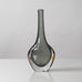 Nils Landberg for Orrefors, Sweden, gray glass "Sommerso" vase L3027