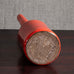 Jaap Ravelli, the Netherlands, long necked earthenware vase with red glaze M4128