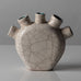 Atelier Primavera, earthenware multi-opening vase with crackle glaze K2752
