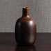 Erich and Ingrid Triller for Tobo, Sweden, vase with matte brown glaze G9512
