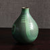 Thorkild Olsen for Royal Copenhagen, Denmark, earthenware vase with green glaze M4012