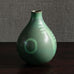 Thorkild Olsen for Royal Copenhagen, Denmark, earthenware vase with green glaze M4012