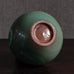 Thorkild Olsen for Royal Copenhagen, Denmark, earthenware vase with green glaze M4012