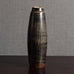 Carl Harry Stålhane for Rörstrand, Sweden, unique stoneware vase with brown glaze L3851