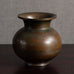 Just Andersen, Denmark, round bronze vase with flaring rim M4154