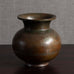 Just Andersen, Denmark, round bronze vase with flaring rim M4154