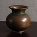 Just Andersen, Denmark, round bronze vase with flaring rim M4154