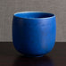 Stig Lindberg for Gustavsberg, Sweden, unique vase with matte blue glaze L3974