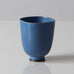 Berndt Friberg for Gustavsberg, Sweden, unique stoneware bowl with blue glaze K2854