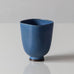 Berndt Friberg for Gustavsberg, Sweden, unique stoneware bowl with blue glaze K2854