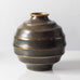 SVM, Sweden, ribbed vase in light bronze K2557