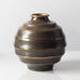 SVM, Sweden, ribbed vase in light bronze K2557