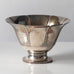 GAB, art deco silver footed bowl K2924