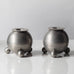 Pair of Swedish pewter candleholders K2913