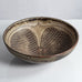 Gerd Bøgelund for Royal Copenhagen, Denmark, stoneware bowl with pomegranate motif and Sung glaze L3903