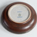 Knud Kyhn for Royal Copenhagen, Denmark, stoneware dish with ape in relief L3914