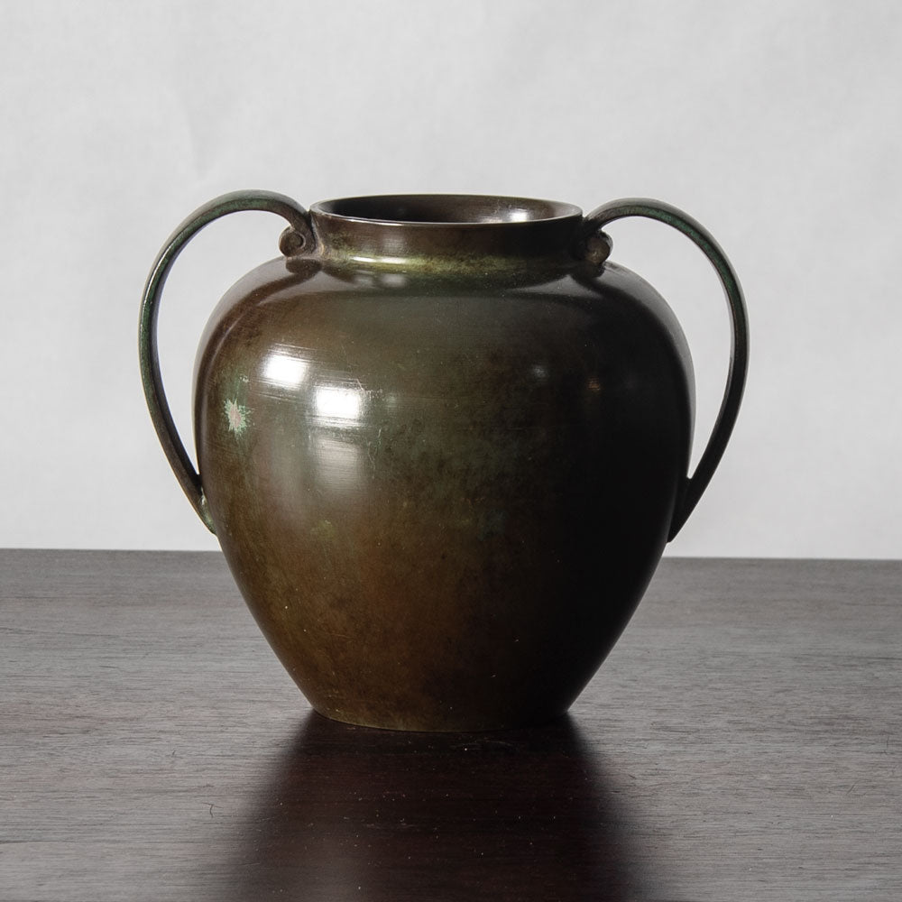 Just Andersen for GAB, small handled bronze vase J1115