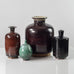 Group of vases with glossy glaze by Berndt Friberg for Gustavsberg