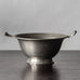 Svensk Tenn, Sweden, tin footed bowl with two handles J1037