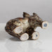 Knud Kyhn for Royal Copenhagen, Denmark, stoneware elephant with Sung glaze M4120