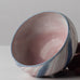 Karl Scheid, Germany, unique stoneware bowl with pink and blue glaze K2310