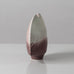 Karl Scheid, Germany, unique stoneware sculptural vase with pink and off white glaze K2794