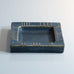 Carl Harry Stålhane for Rörstand, Sweden square stoneware dish with blue glaze L3495