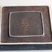 Carl Harry Stålhane for Rörstand, Sweden square stoneware dish with blue glaze L3495