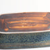 Carl Harry Stålhane for Rörstrand, Sweden, large rectangular dish with blue mottled matte glaze H1101