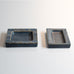 Group of rectangular stoneware dish with blue glaze by Carl Harry Stålhane for Rörstand, Sweden