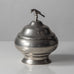 Nils Fougstedt for FAK (Fabriksaktiebolaget Kronsilver), Sweden, pewter lidded bowl L3047