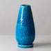 Gunnar Nylund for Rorstrand, Sweden, stoneware vase with glossy blue glaze K2226