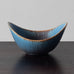 Group of ovoid bowls with blue glaze Gunnar Nylund for Rörstrand, Sweden