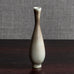 Berndt Friberg for Gustavsberg, Sweden, unique stoneware miniature vase with gray haresfur glaze K2234