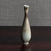 Berndt Friberg for Gustavsberg, Sweden, unique stoneware miniature vase with gray haresfur glaze K2234