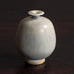 Berndt Friberg for Gustavsberg, Sweden, unique stoneware miniature vase with gray haresfur glaze L3874