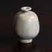 Berndt Friberg for Gustavsberg, Sweden, unique stoneware miniature vase with gray haresfur glaze L3874