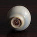Berndt Friberg for Gustavsberg, Sweden, unique stoneware miniature vase with gray haresfur glaze L3874