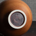 Berndt Friberg for Gustavsberg, Sweden, unique stoneware vase with golden brown haresfur glaze L3559
