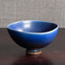 Two blue bowls by Berndt Friberg for Gustavsberg, Sweden