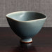 Berndt Friberg for Gustavsberg, Sweden, stoneware bowl with pale blue haresfur glaze M4052