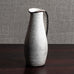 Nils Kähler for Kähler Keramik, Denmark, handled jug with black and white glaze M4163