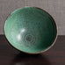 Svend Hammershoj for Kähler Keramik, Denmark, bowl with black and green glaze L3967