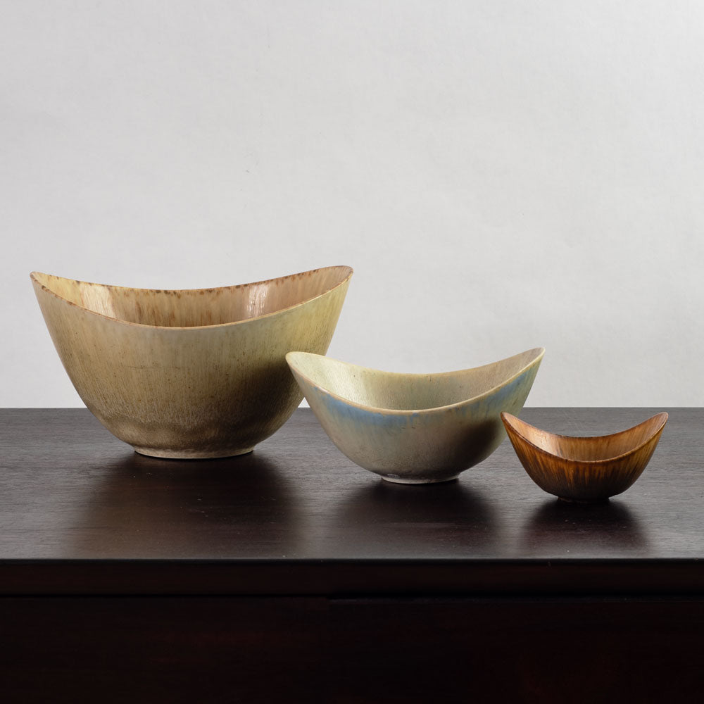 Group of three  bowls by Gunnar Nylund for Rörstrand