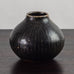 Carl Harry Stålhane for Rörstrand, Sweden, unique stoneware vase with brown patterned glaze L3101