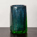 Benny Motzfeldt for Randsfjord, Norway, vase in blue and green bubbled glass J1204